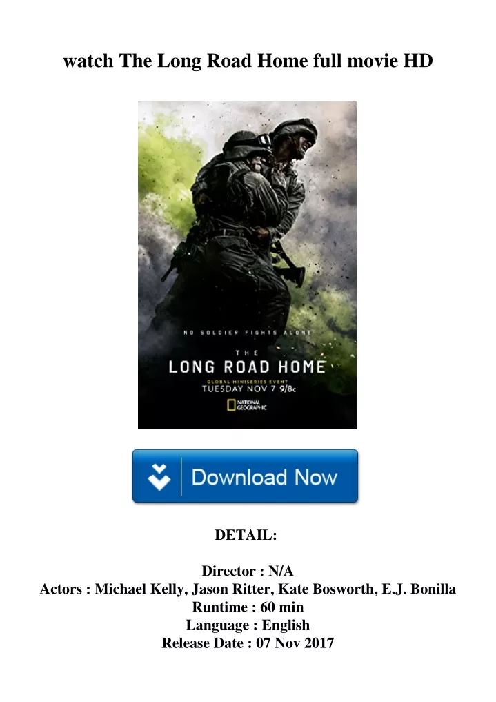 watch the long road home full movie hd