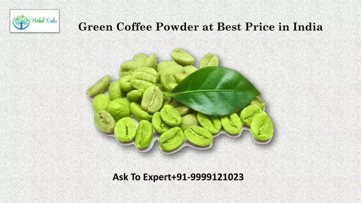 green coffee powder at best price in india