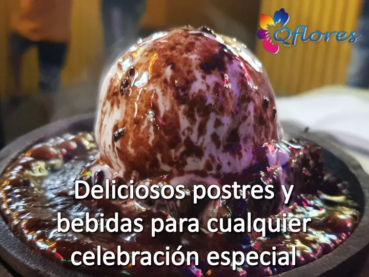 deliciosos postres y bebidas para cualquier