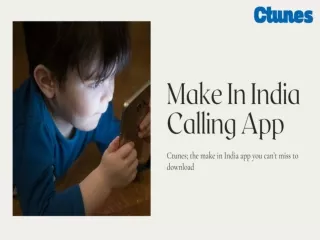 Make In India Calling App