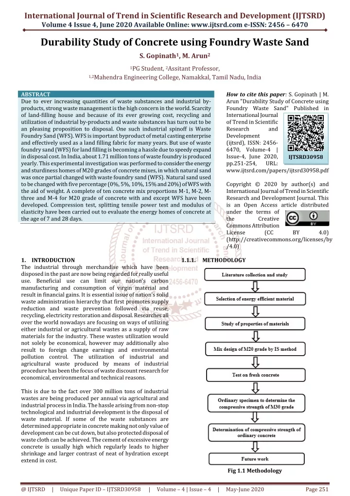 international journal of trend in scientific