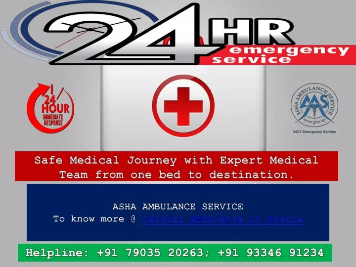 asha ambulance service to know more @ cardiac ambulance in araria