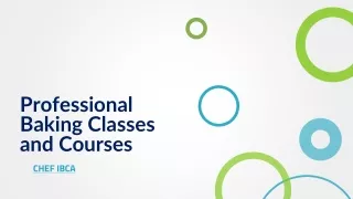 professional baking classes and courses