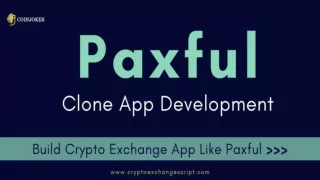 Build Cryptocurrency exchange app like Paxful