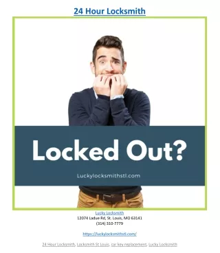 24 hour locksmith