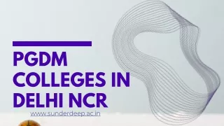 pgdm college s in d el hi n cr
