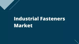 industrial fasteners market