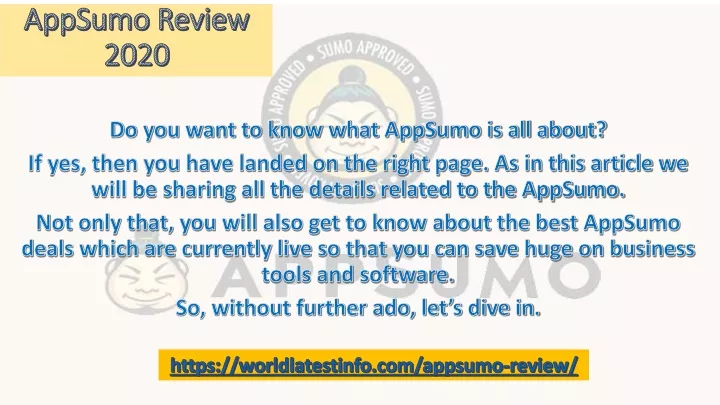 appsumo review 2020