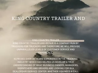 King Country Trailer And Service