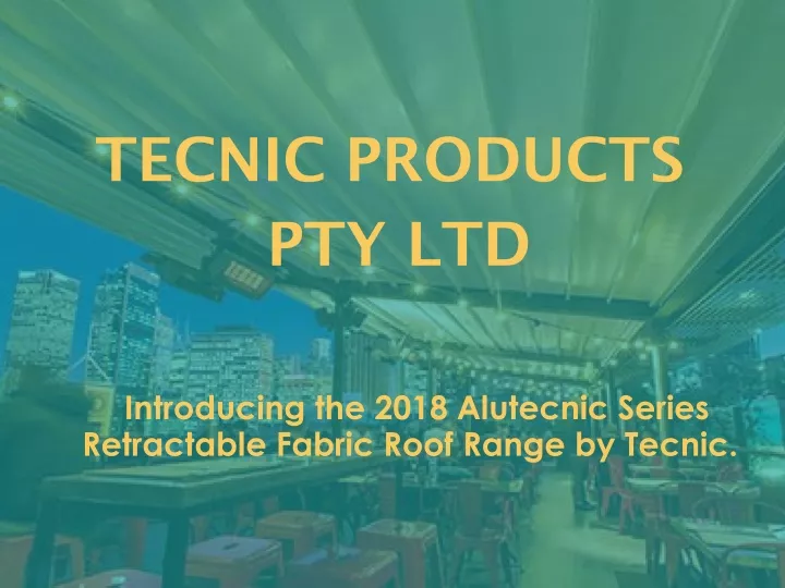 tecnic products pty ltd