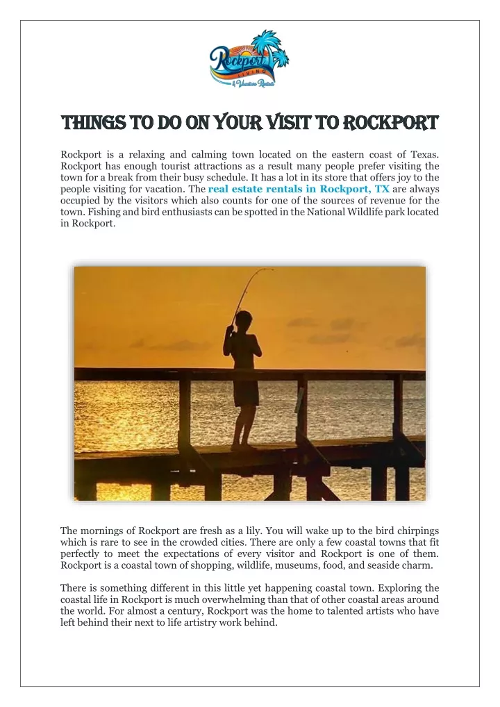 things to do on your visit to rockport things