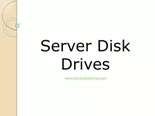 server disk drives
