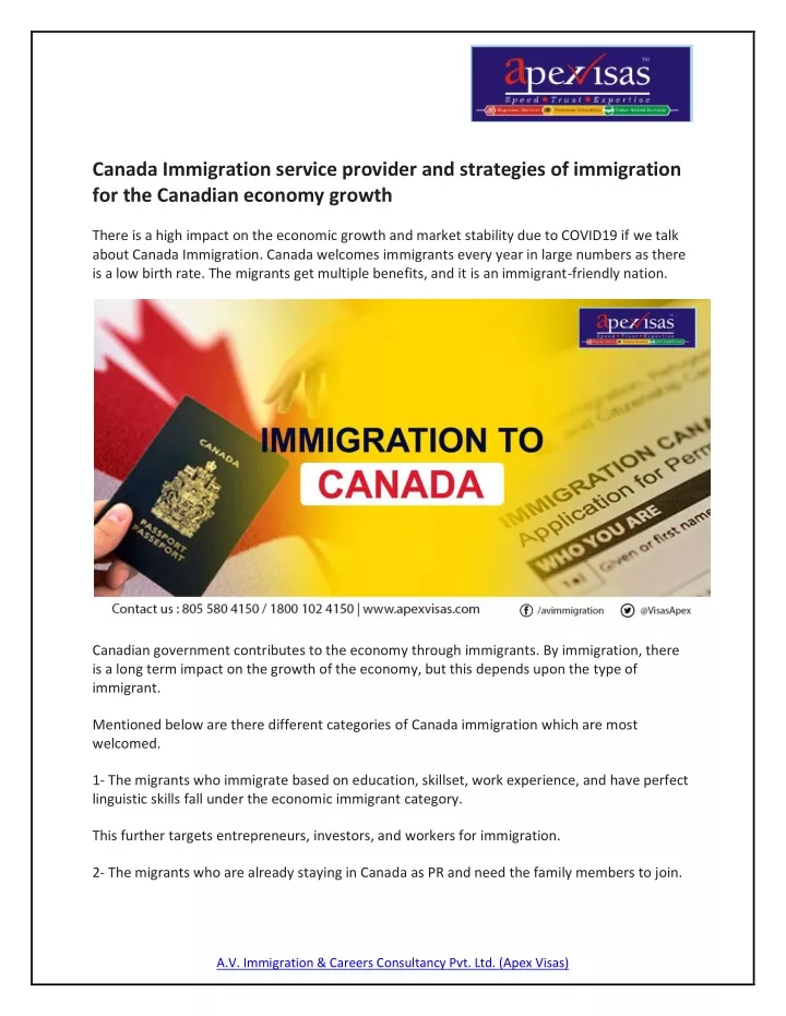 canada immigration service provider