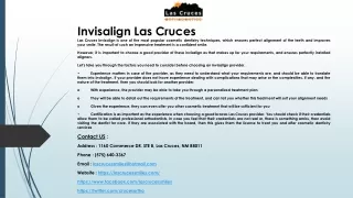 invisalign las cruces