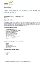 Environmental Testing Market Size, Status and Forecast 2020-2026 - slide 1