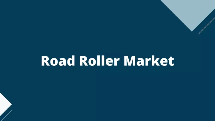 road roller market