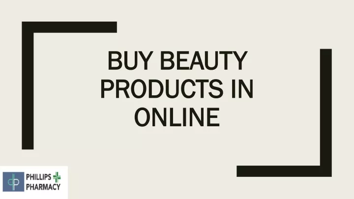buy beauty products in online