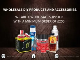 Wholesale Diy Products Distributor in Manchester