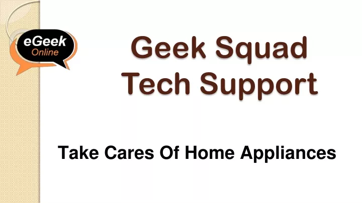 geek squad tech support