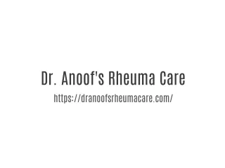 Dr. Anoof's Rheuma Care