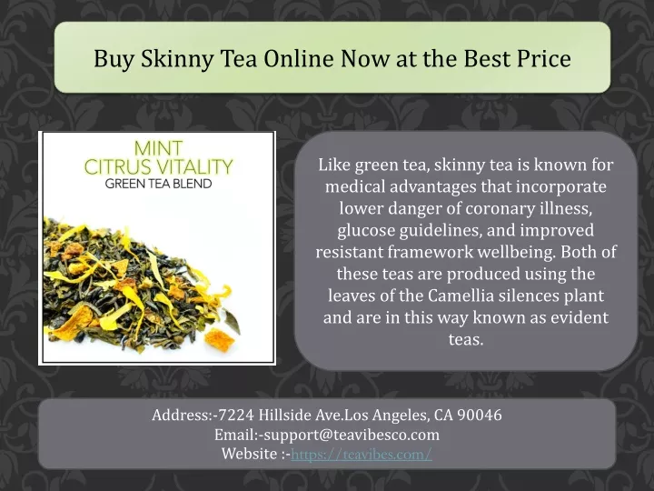 buy skinny tea online now at the best price