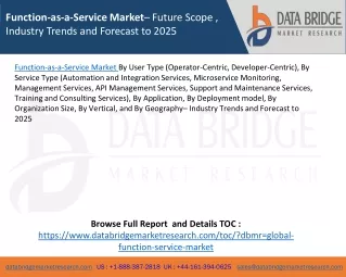 function as a service market future scope