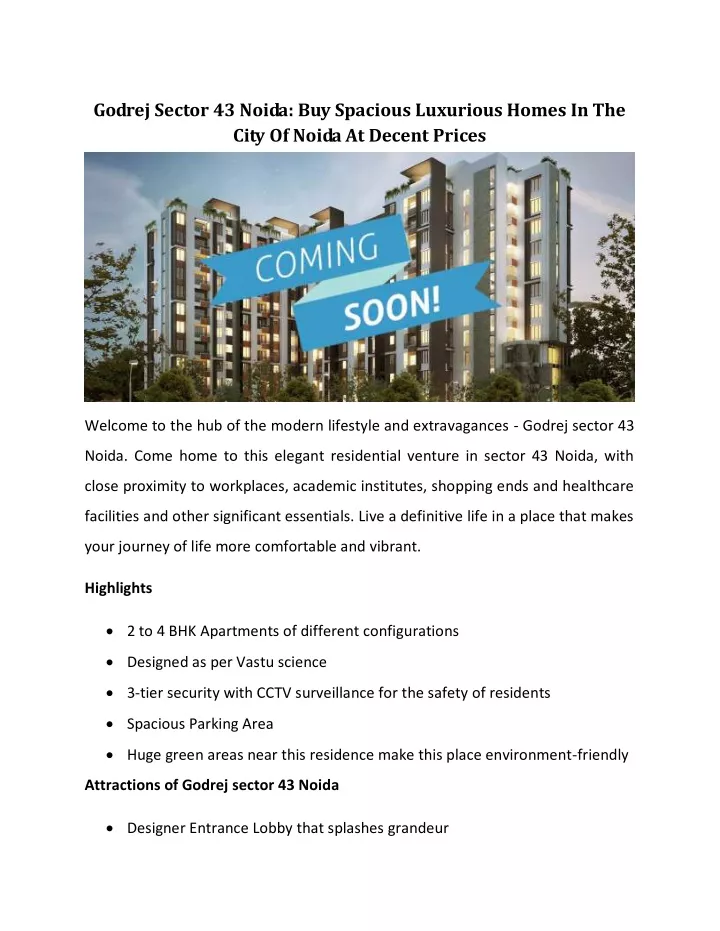 godrej sector 43 noida buy spacious luxurious