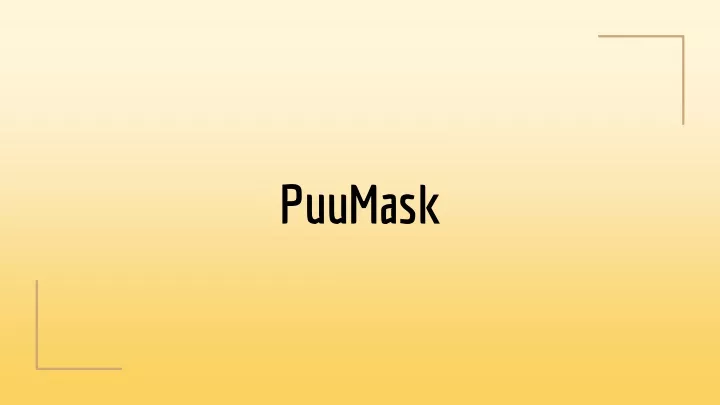 puumask