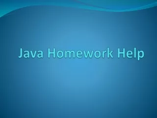 java homework help