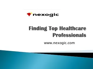 finding top healthcare professionals