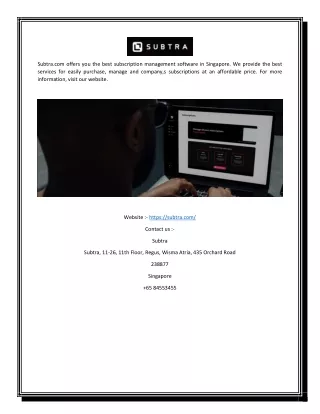 subtra com offers you the best subscription