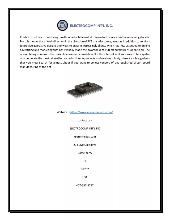 printed circuit board producing is without