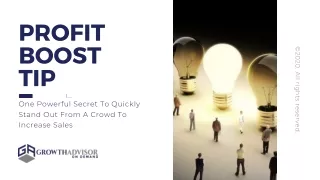 [Increase Sales]One Powerful Secret To Quickly Stand Out From A Crowd To Increase Sales