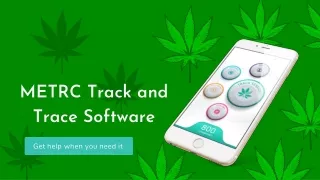 METRC track and trace software