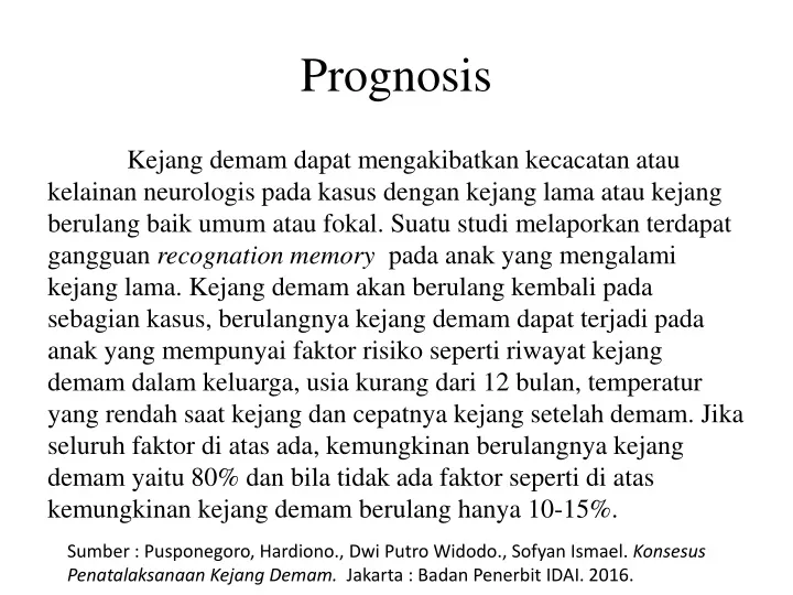 prognosis