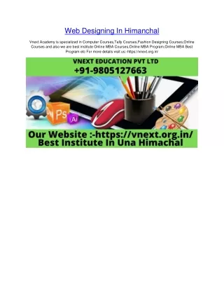 Web Designing In Himanchal