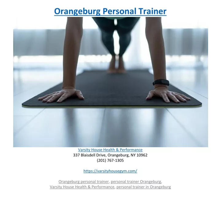 orangeburg personal trainer