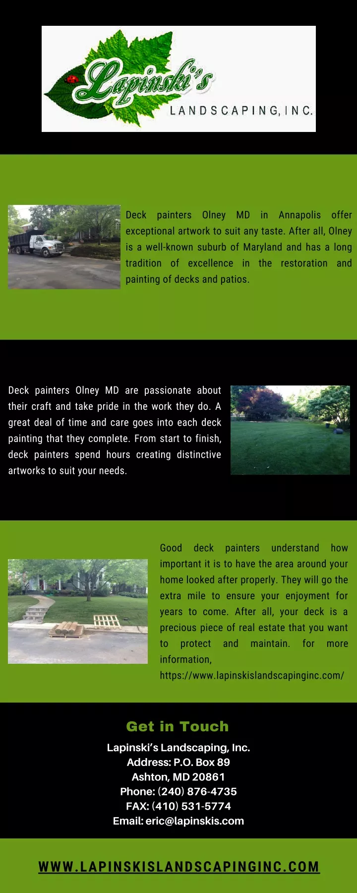 deck painters olney md in annapolis offer