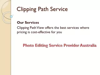 Photo Editing Service Provider Australia