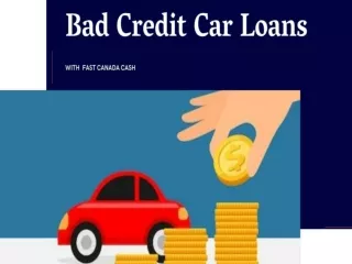 Poor Credit? Don’t Be Sad! Apply Bad Credit Car Loan Edmonton