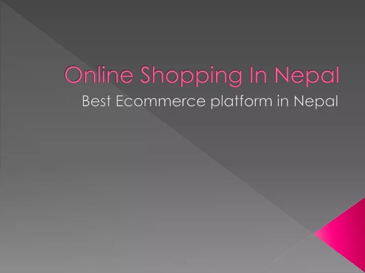 online shopping in nepal