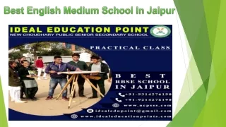 Best English medium schools in Jaipur