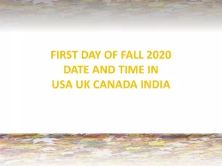 first day of fall 2020 date and time in usa uk canada india