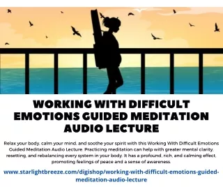 working with diffi c ult emotions guided
