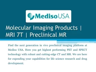 Molecular Imaging Products | MRI 7T | Preclinical MR