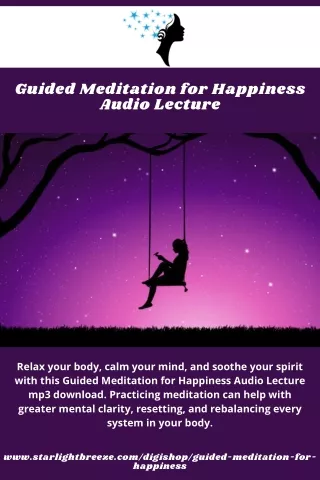 guided meditation for happiness audio lecture