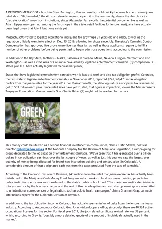 Recreational Cannabis: An Organisation Benefit for States? Nine states have legalized the production as well as intake o