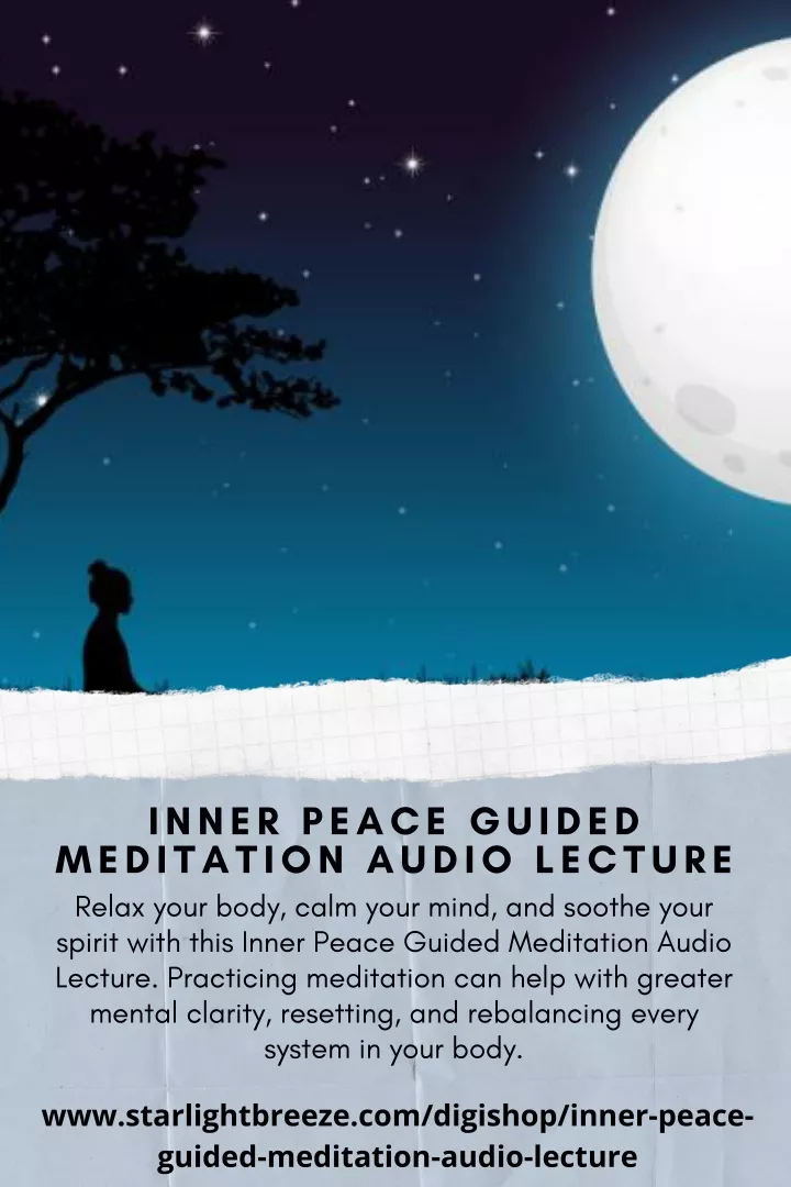 inner peace guided meditation audio lecture