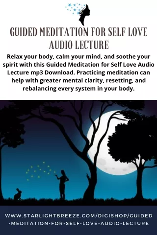 guided medit a tion for self love a udio le c ture
