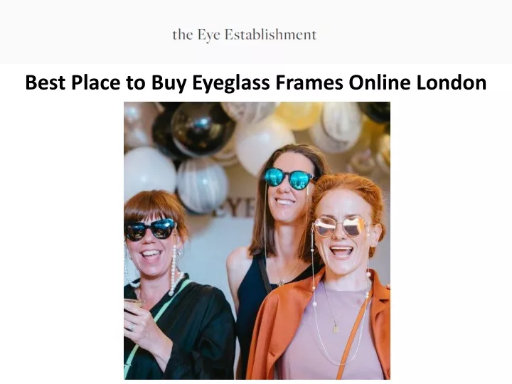 best place to buy eyeglass frames online london